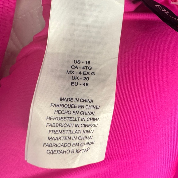 NWT La Blanca Tummy Control Swimsuit Size 16 - Picture 4 of 4